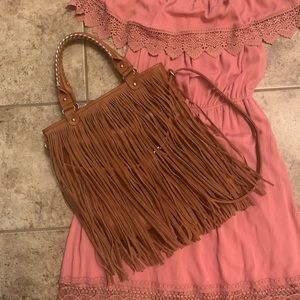 Fringe purse
